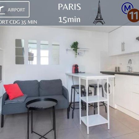 Apartamento Benfleet 4 Cosy Studio Proche Paris Romainville Exterior foto